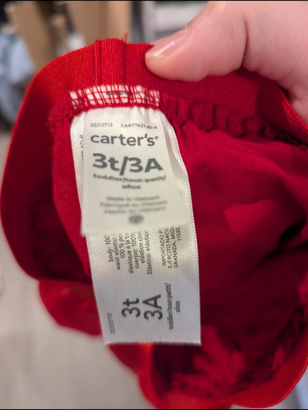 Carter's Red Tulle Skirt